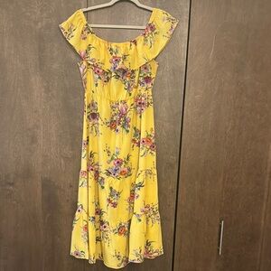 Soprano Floral Yellow Dress